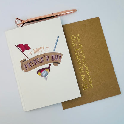 Golfing Adventure WOWPOP CARD