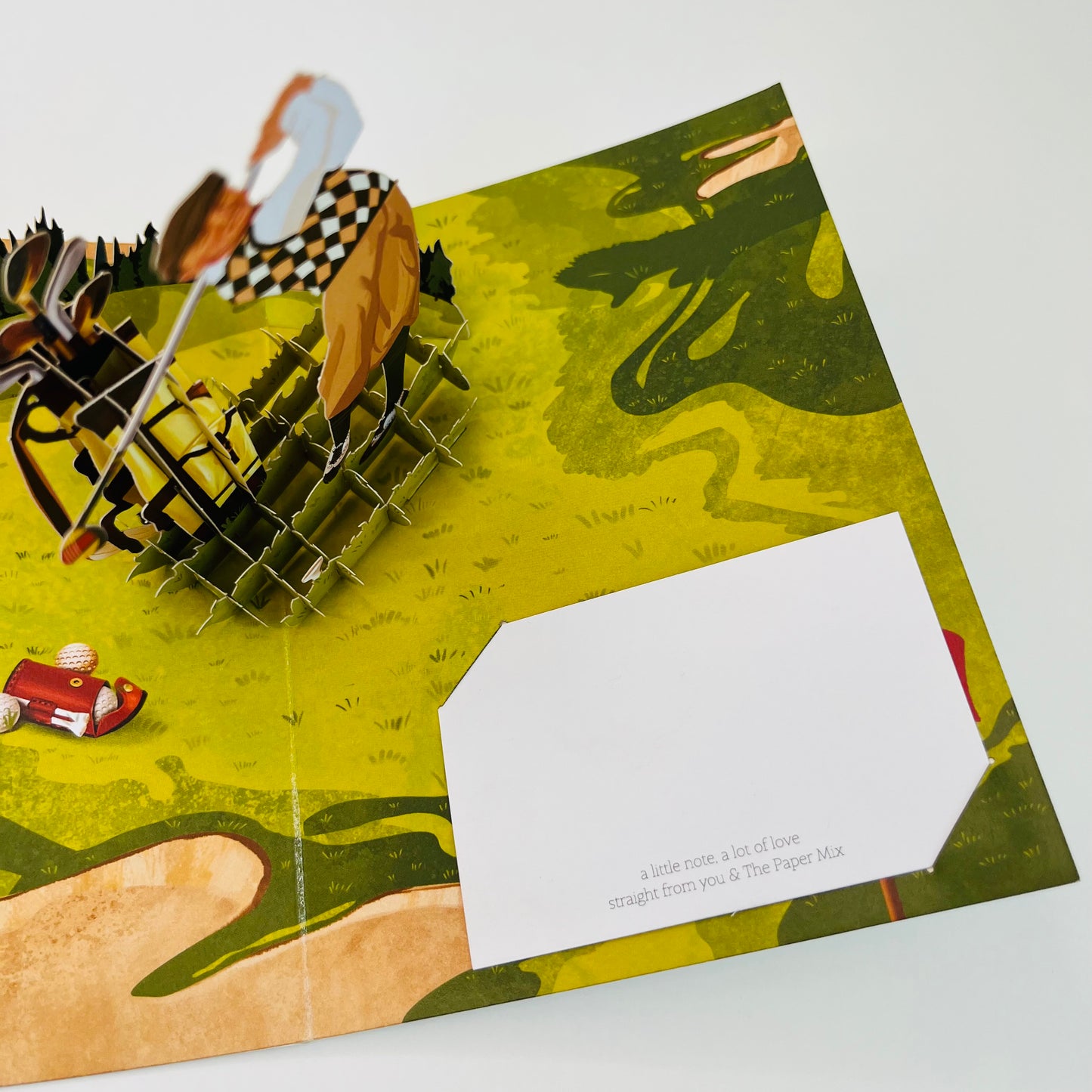Golfing Adventure WOWPOP CARD