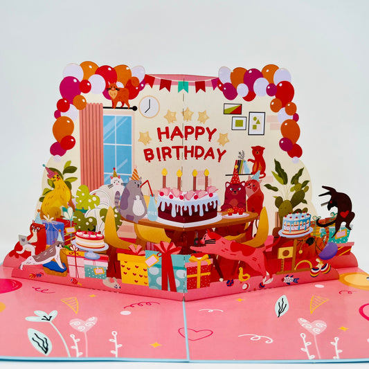 Meowday Bash WOWPOP CARD