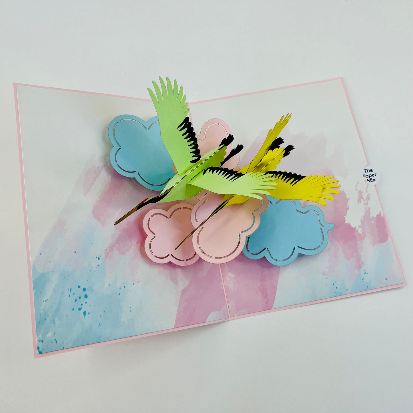 Crane Rainbow Magic WOWPOP CARD
