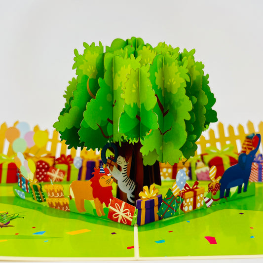 Gift Party 3D Pop Up Greeting Card