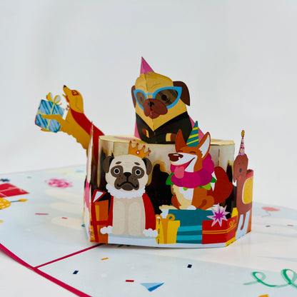 Puppy Party WOWPOP CARD