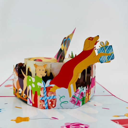 Puppy Party WOWPOP CARD