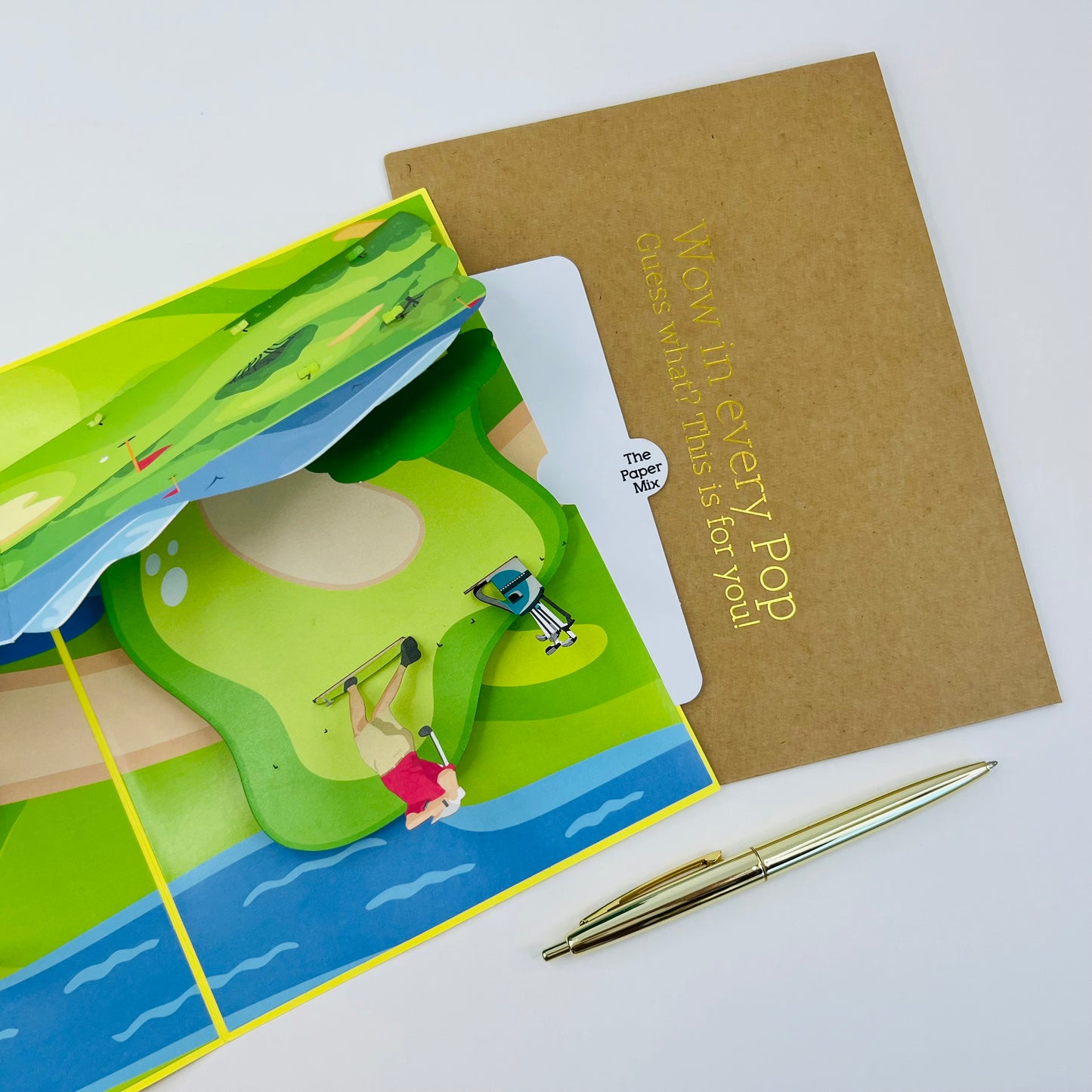 Golf Time WOWPOP CARD