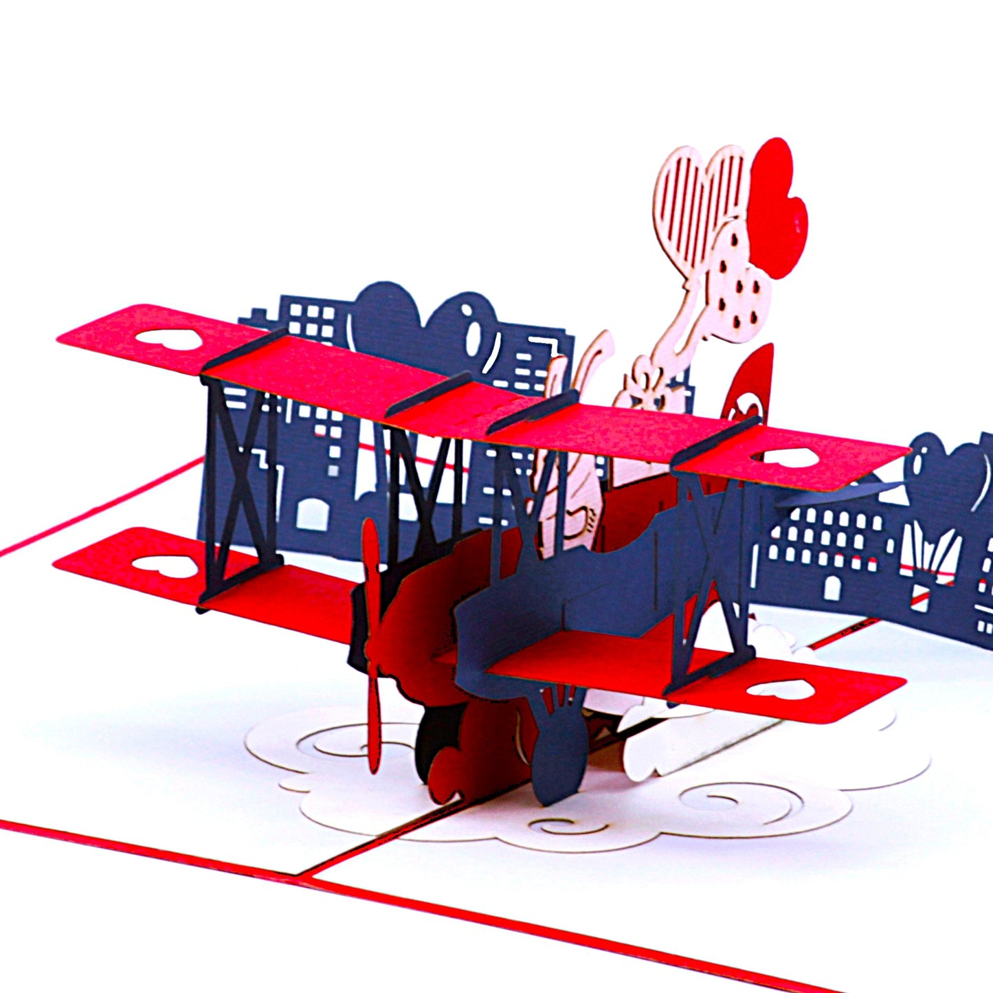 Love Flight 3D Pop Up Greeting Card