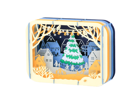 Holiday Night 3D Pop Up Greeting Card