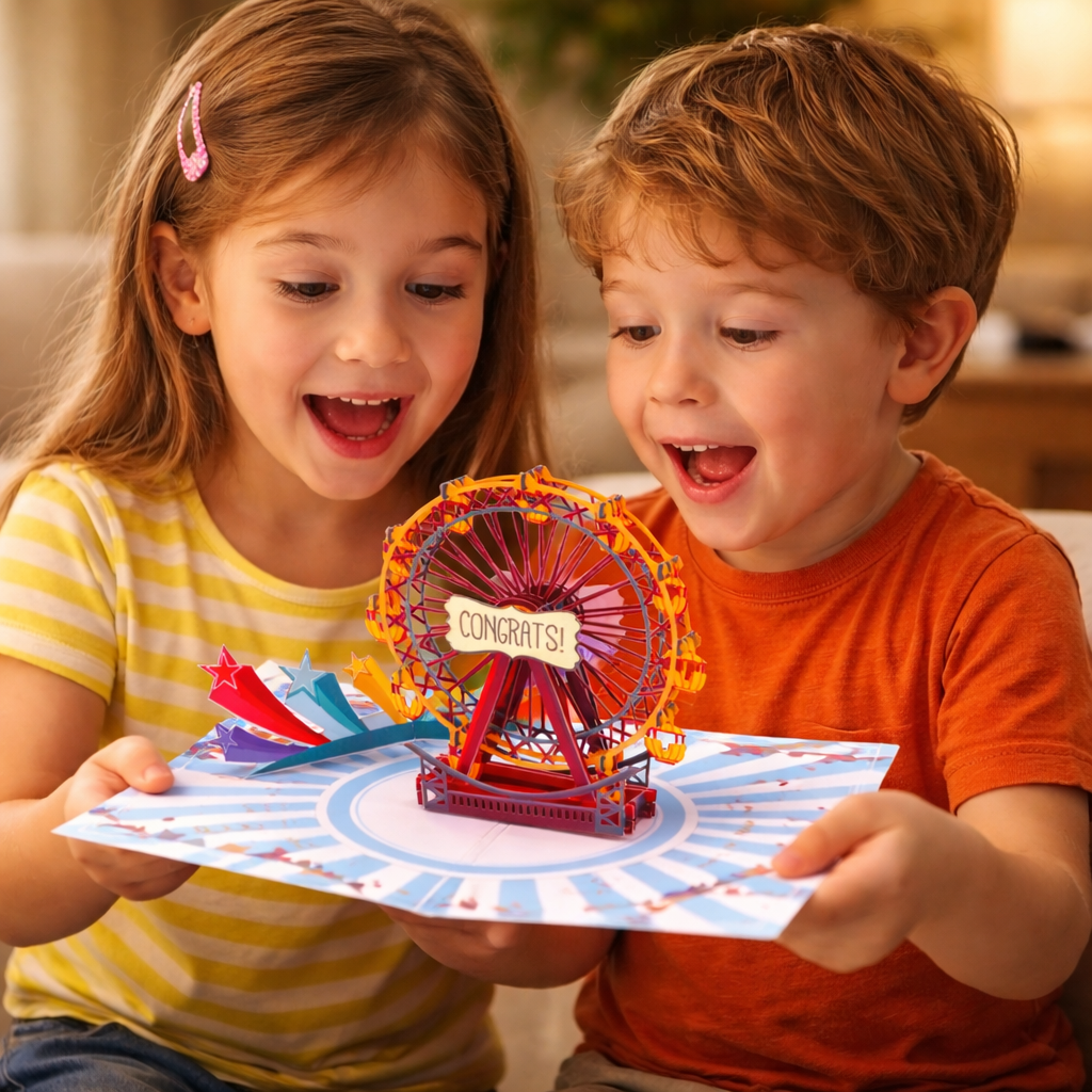Ferris Wheel 3D Pop Up Card
