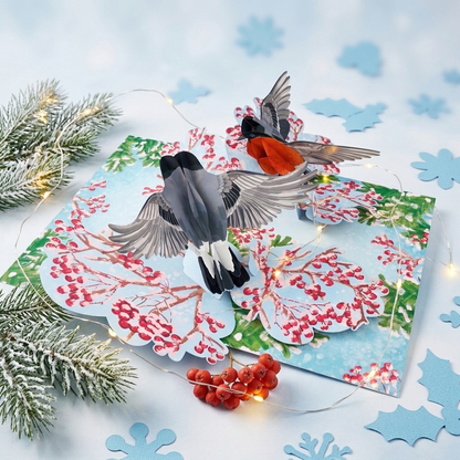 Love Birds 3D Pop Up Greeting Card