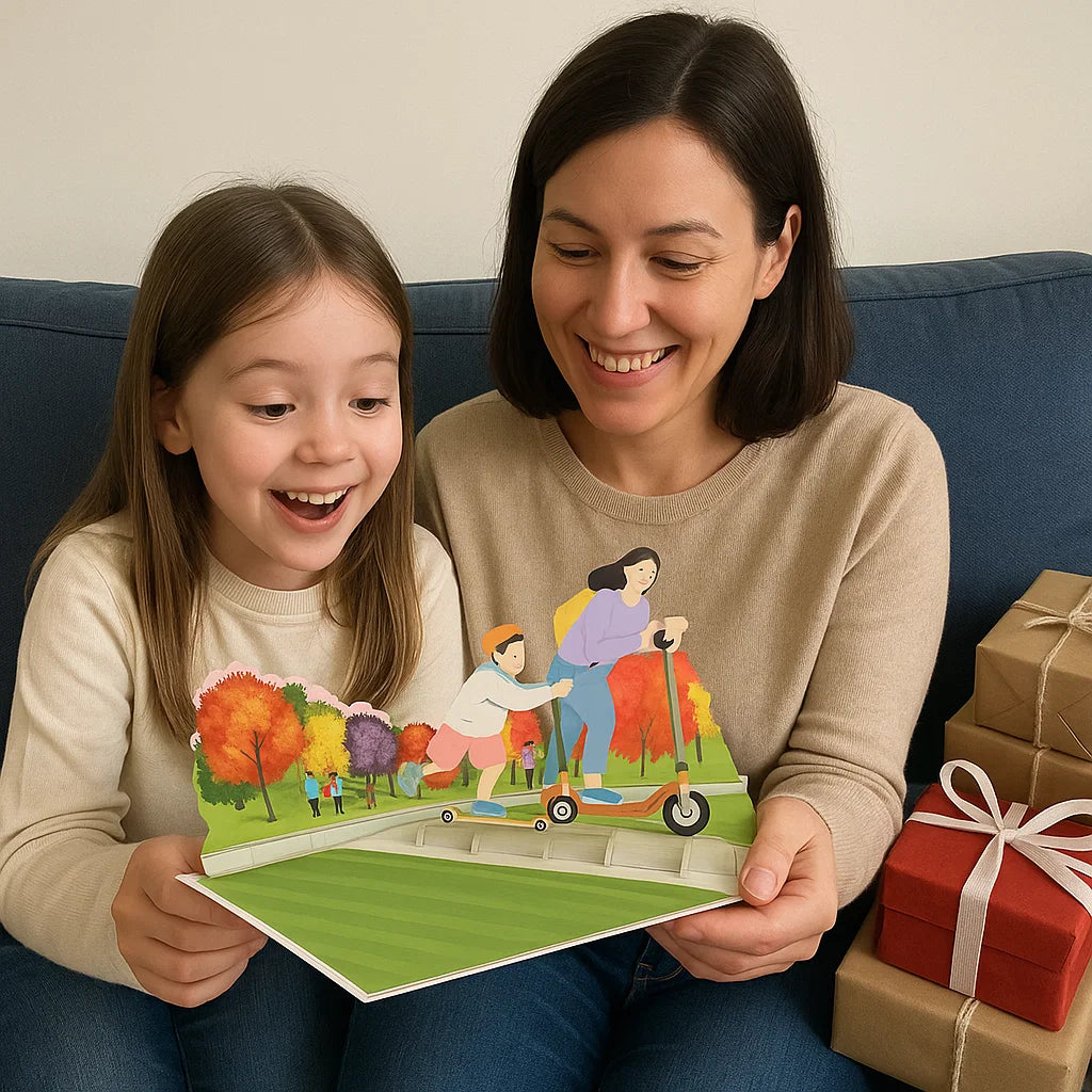 Scooter Ride Fun WOWPOP CARD