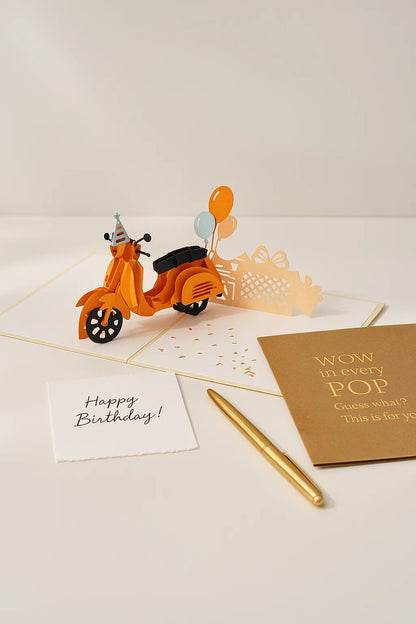 Vespa Adventure WOWPOP CARD