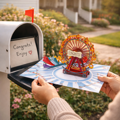 Ferris Wheel 3D Pop Up Card