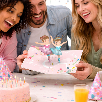 Baby Dance 3D Pop Up Greeting Card
