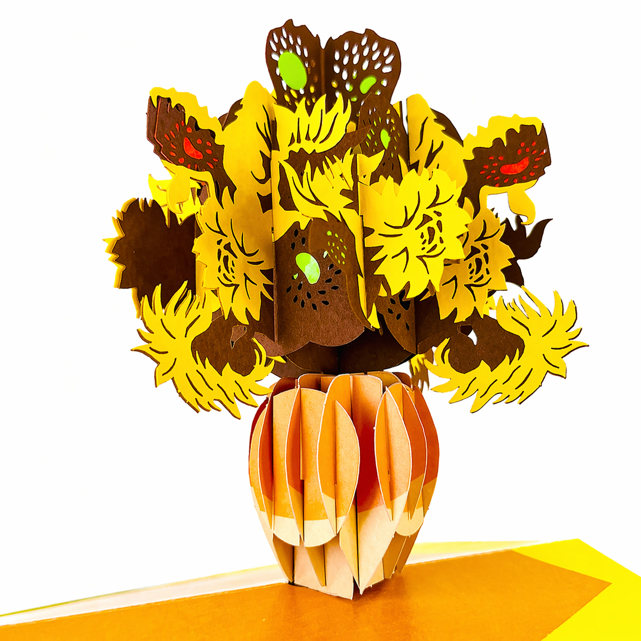 Sunflowers by Van Gogh 3D Pop Up Greeting Card