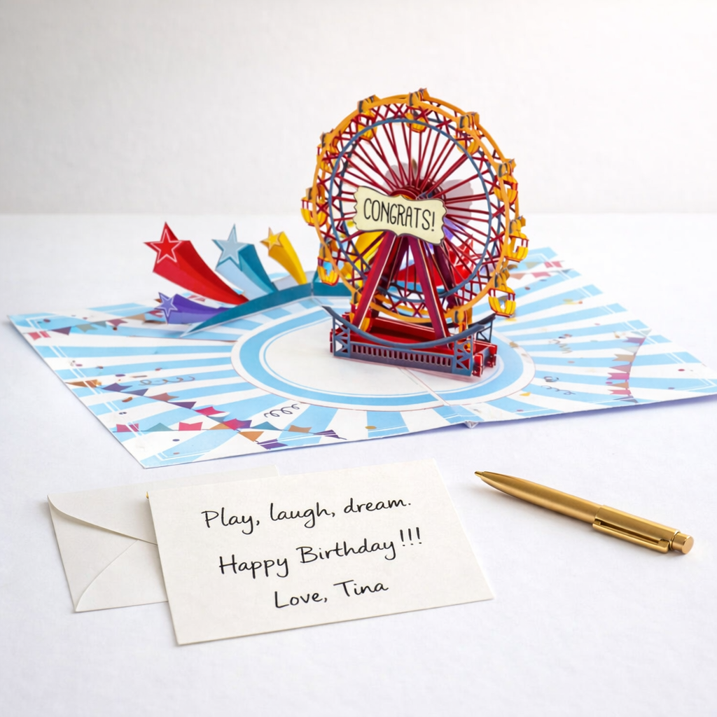 Ferris Wheel 3D Pop Up Card