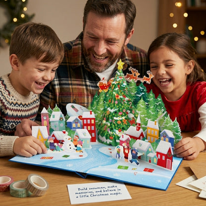 Christmas Village 3D Pop Up Card