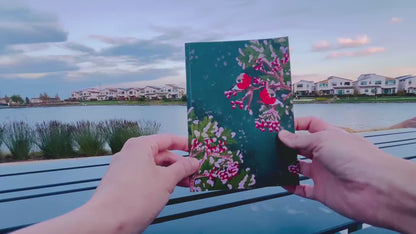 Christmas Love Birds 3D Pop Up Greeting Card