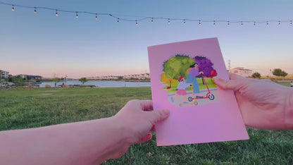 Scooter Ride Fun WOWPOP CARD