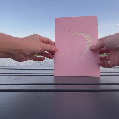 Unicorn Magic WOWPOP CARD