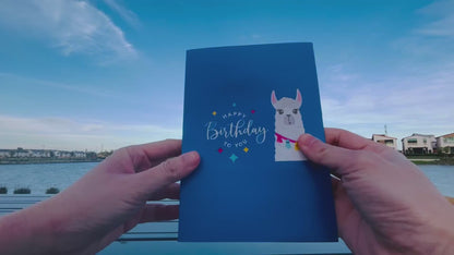 Llamazing Treat WOWPOP CARD