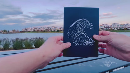 The Great Wave of Kanagawa 3D Pop Up Greeting Card