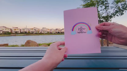 Crane Rainbow Magic WOWPOP CARD