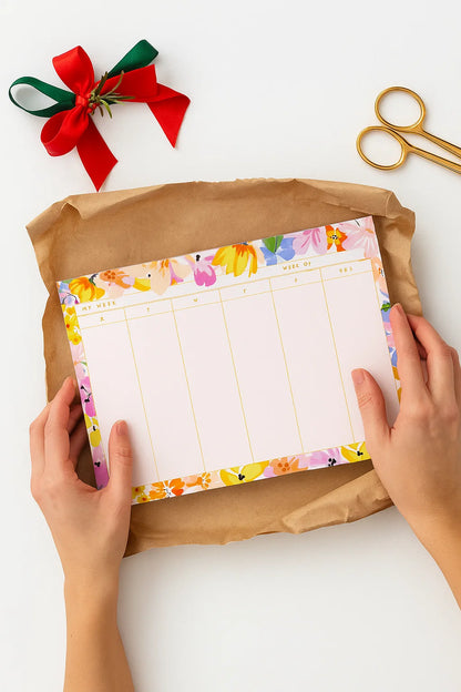 MAGNETIC NOTEPADS for REFRIGERATOR with PEN HOLDER