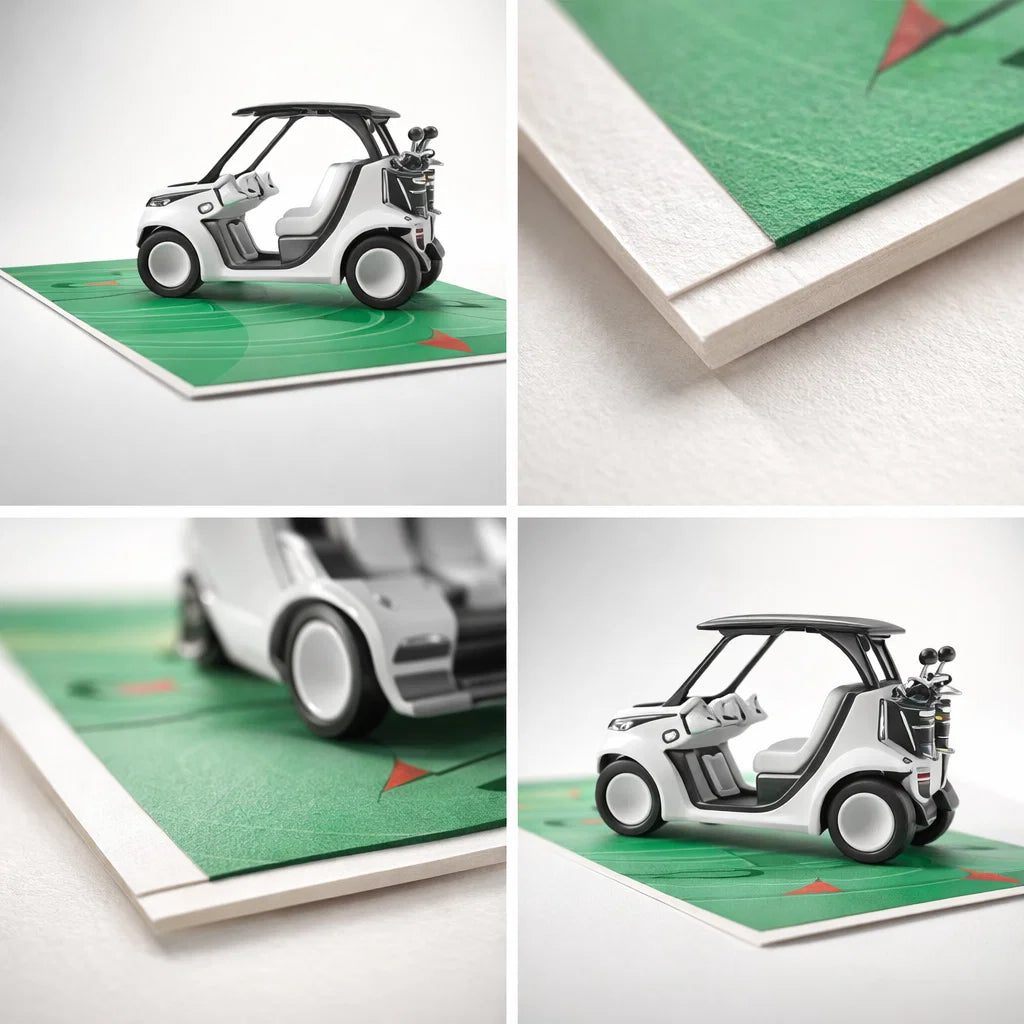 Goft Cart Ready 3D Pop Up Greeting Card