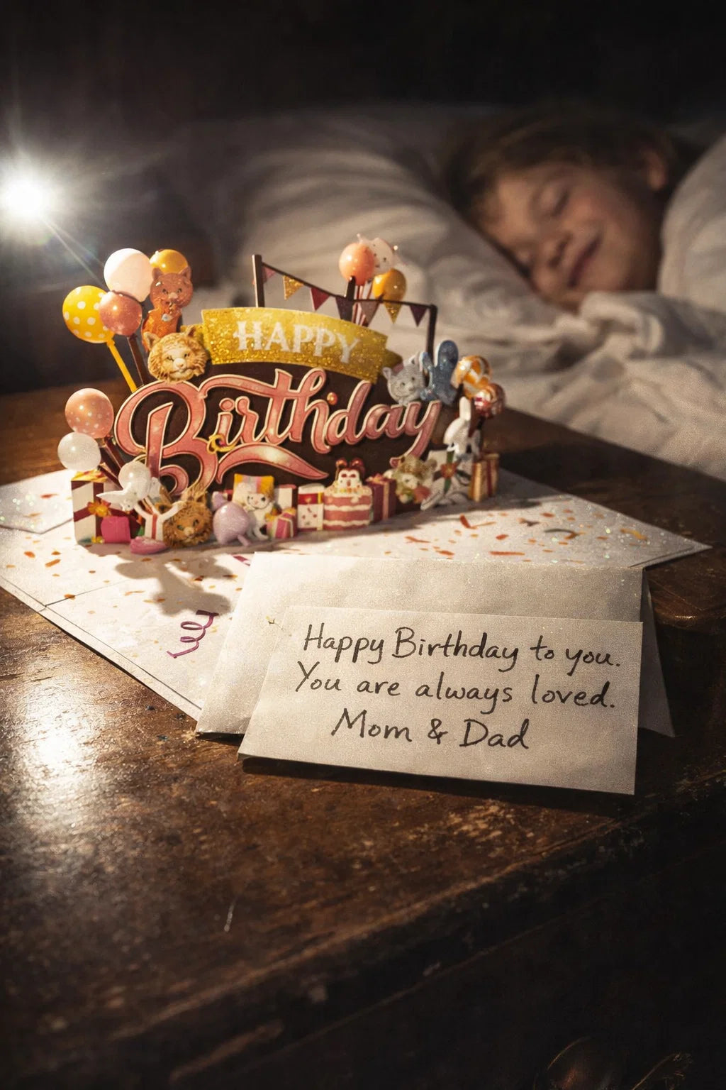 Cats Birthday Party 3D Pop Up Greeting Card