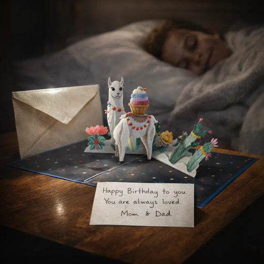Llamazing Treat 3D Pop Up Greeting Card