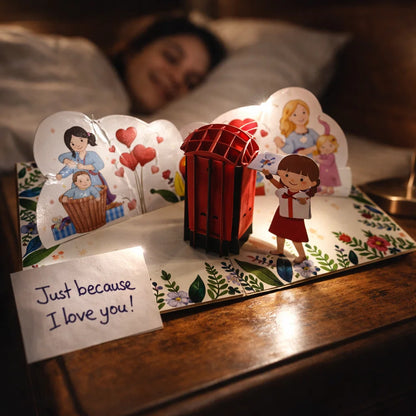 Little Love Note 3D Pop Up Greeting Card