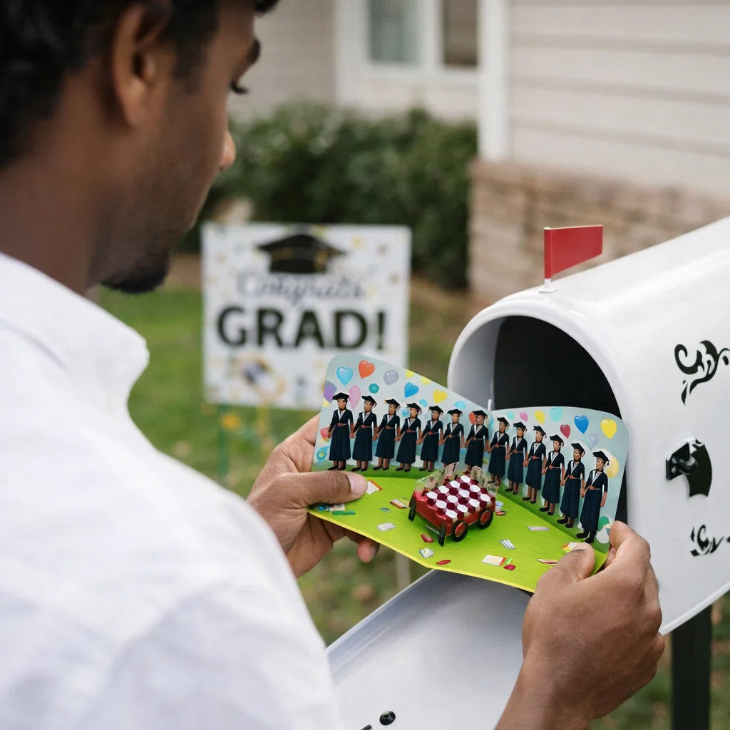 Graduation Cheers 3D Pop Up Greeting Card