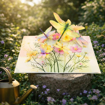 Garden Burst 3D Pop Up Greeting Card