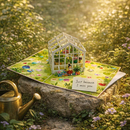 Gift of Love 3D Pop Up Greeting Card