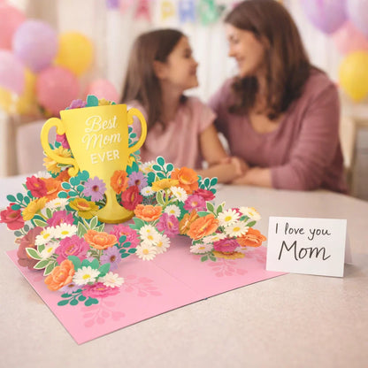 Best Mom Ever 3D Pop Up Card