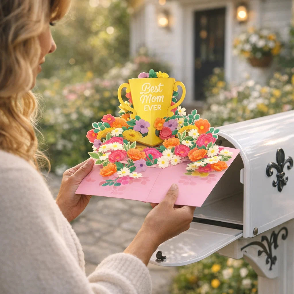 Best Mom Ever 3D Pop Up Card