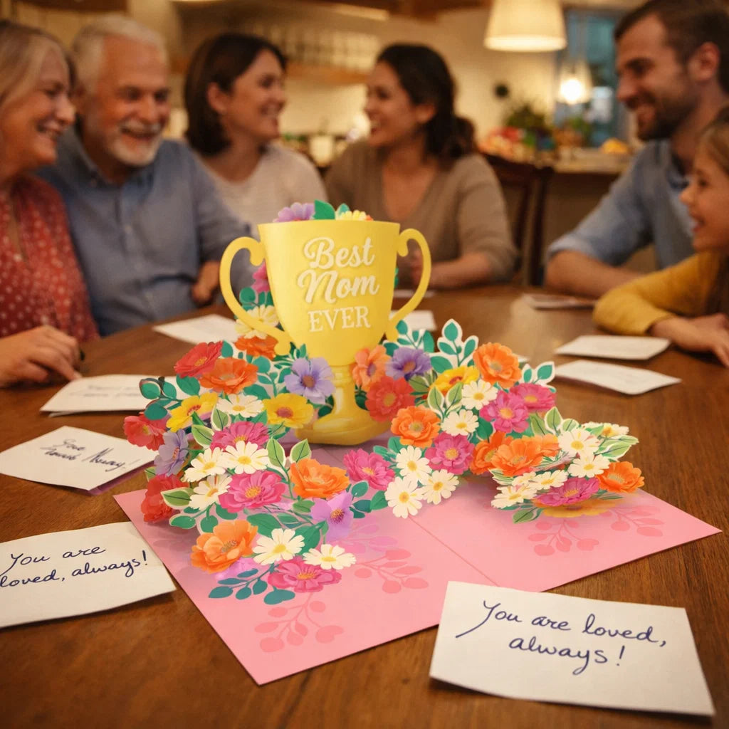 Best Mom Ever 3D Pop Up Card