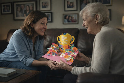 Best Mom Ever 3D Pop Up Card