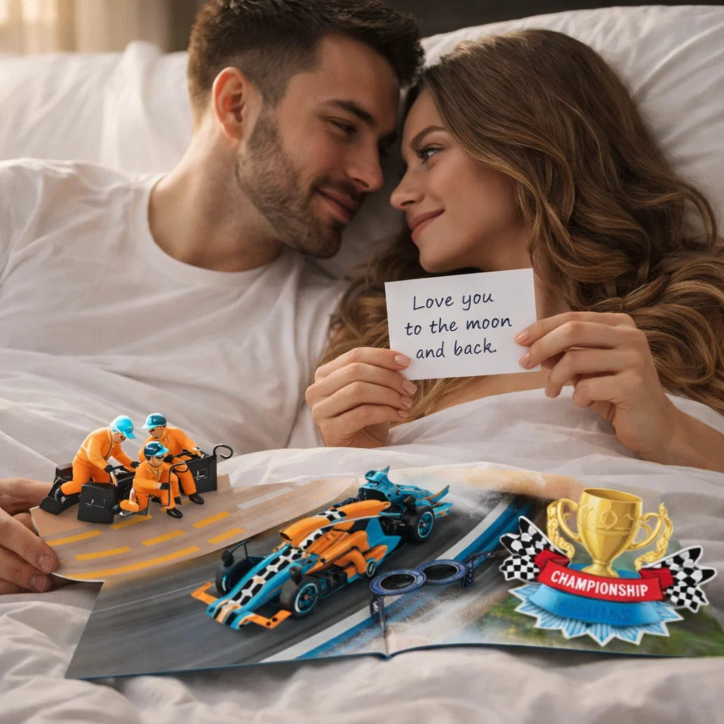 Racing Champion 3D Pop Up Card