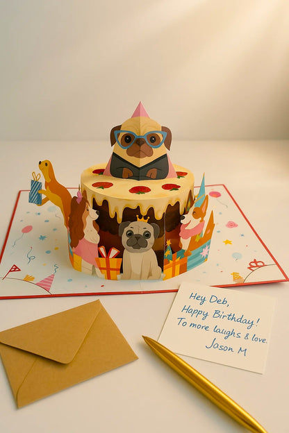 Puppy Party WOWPOP CARD