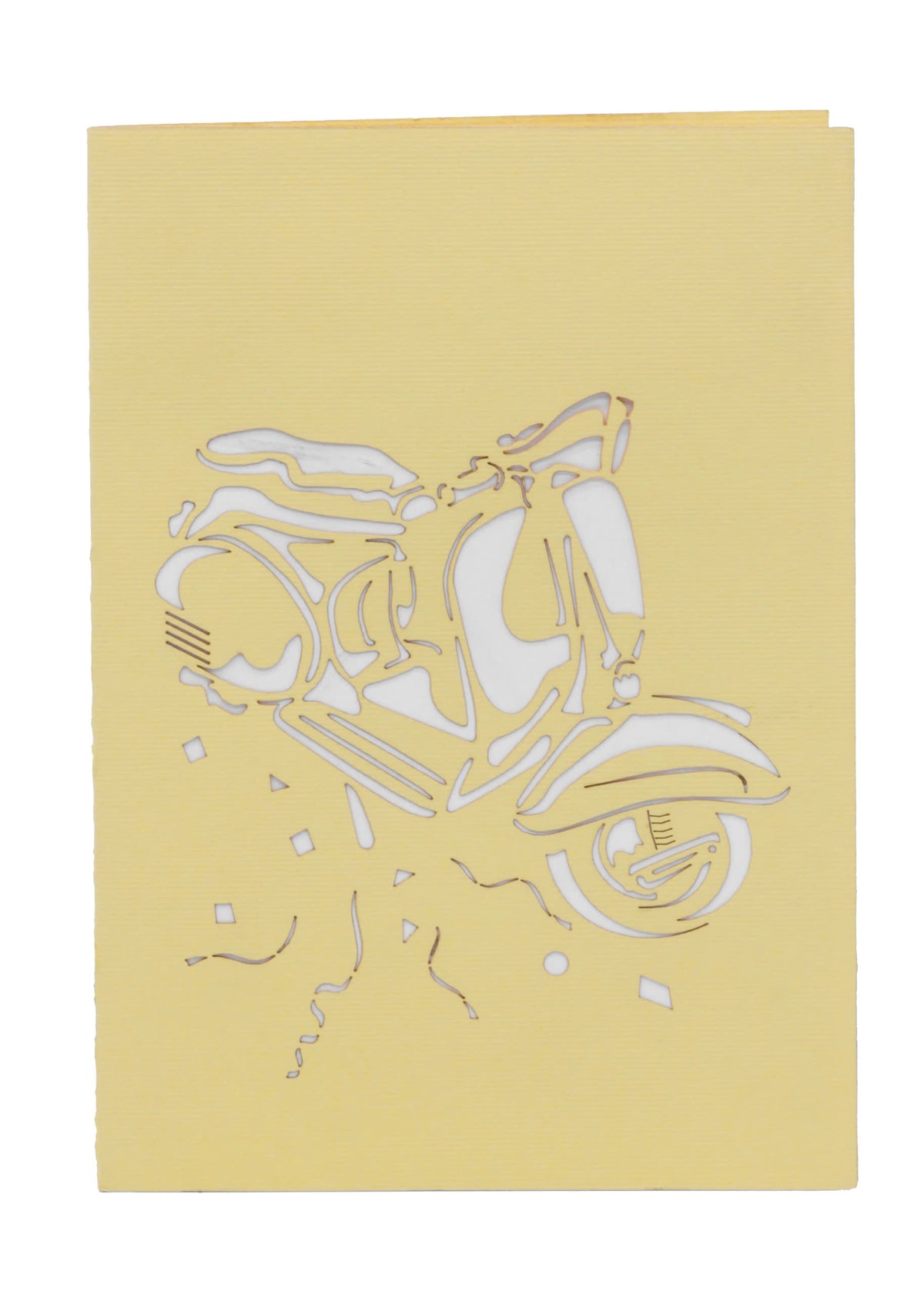 Vespa Adventure 3D Pop Up Greeting Card