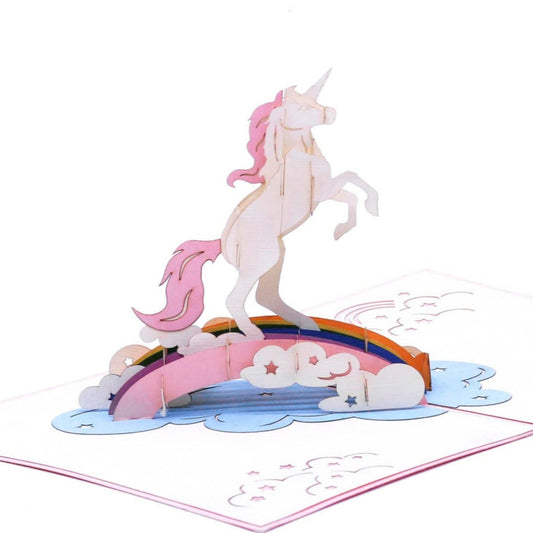 Unicorn Magic 3D Pop Up Greeting Card