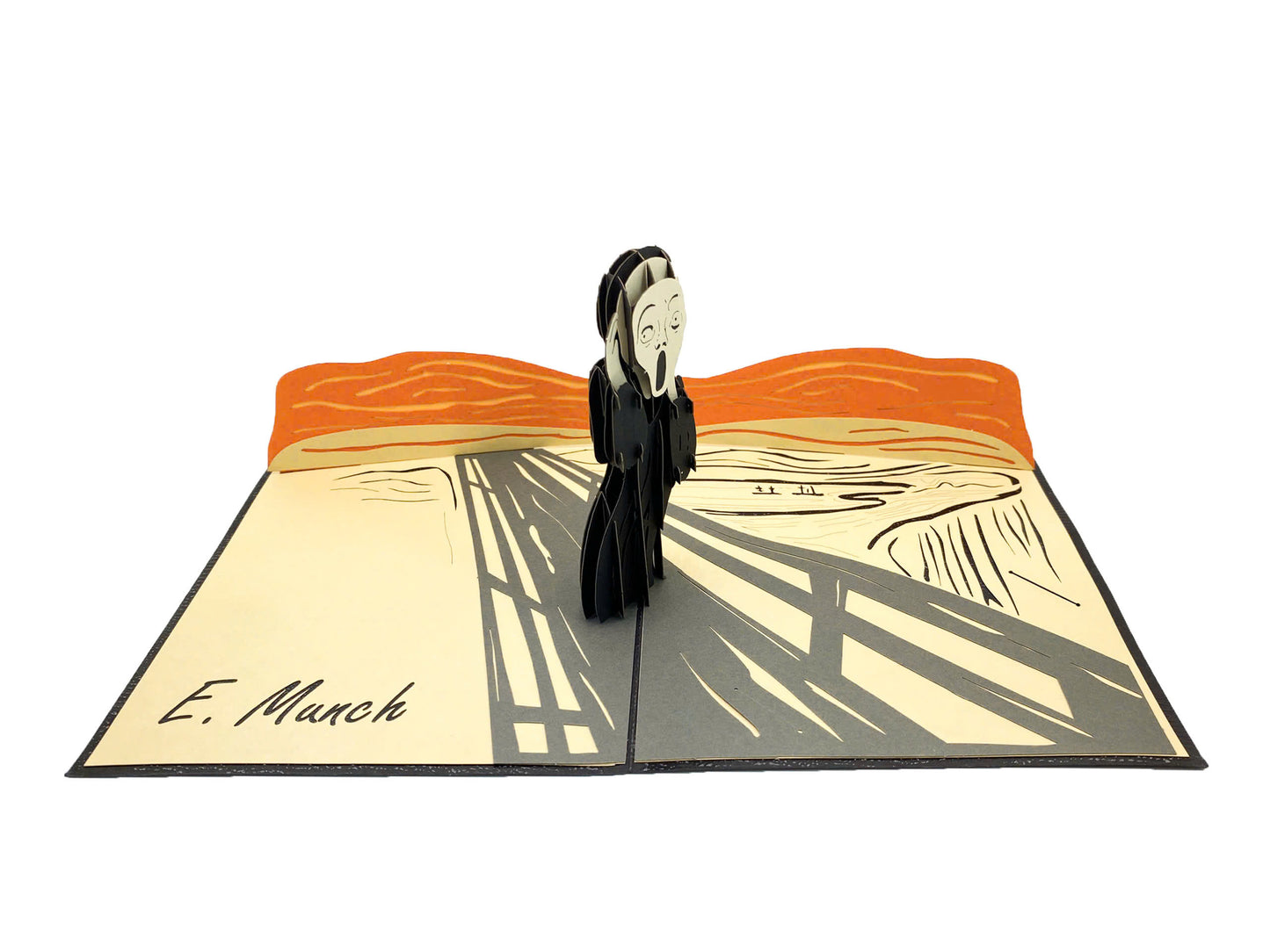 The Scream by Edvard Munch 3D Pop Up Greeting Card